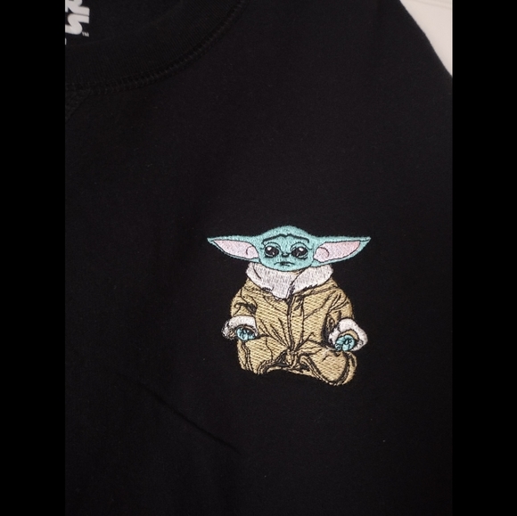 Star Wars Women's Black Fleece Graphic Logo Sweater Size 3XL - Picture 3 of 5